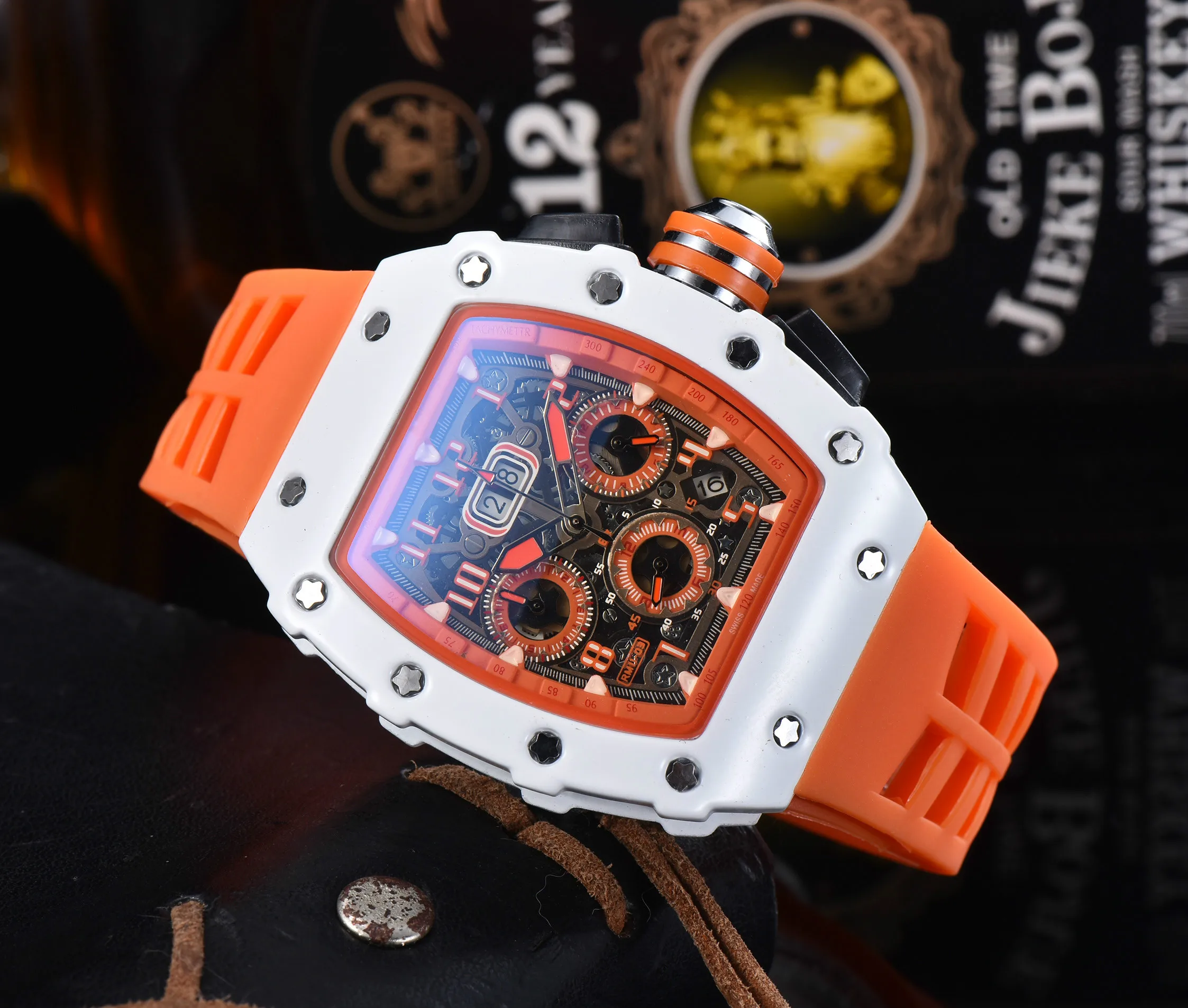 

2021 Custom logo luxury brand watch tape watch 4Color, 4colors
