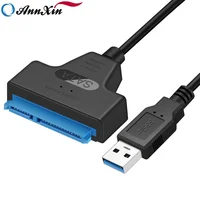 

Amazon Hot Sell USB3.0 Easy Drive Cable USB 3.0 to SATA 22Pin Adapter Cable With Led Light For 2.5 Inch SSD/HDD Hard Drive