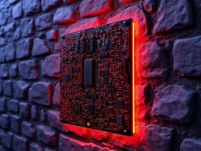 Circuit board wall hanging with LED lights