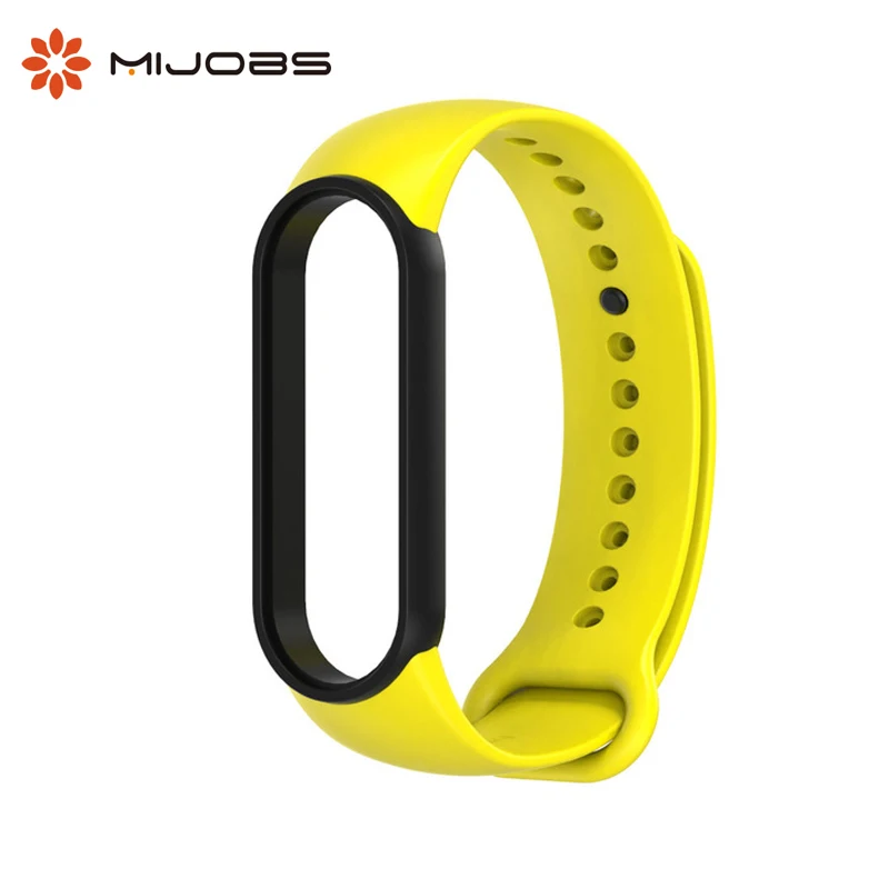 

For Xiaomi Mi Band 5 Band 6 Strap Silicone Soft TPU Bracelet Replaceable Color Strap