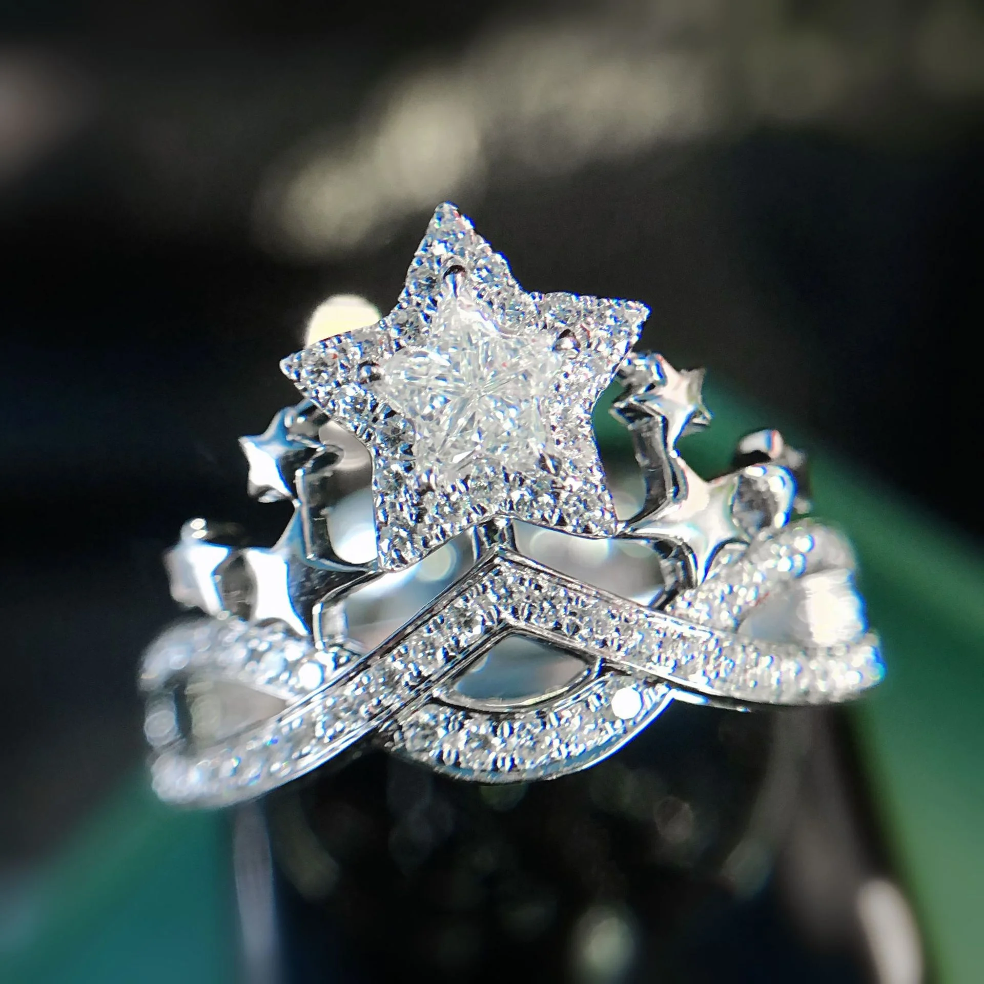 

Women Wedding Ring Jewelry for Women Engagement Rings for Women Luxury Jewelry Proposal Ring, Customized color