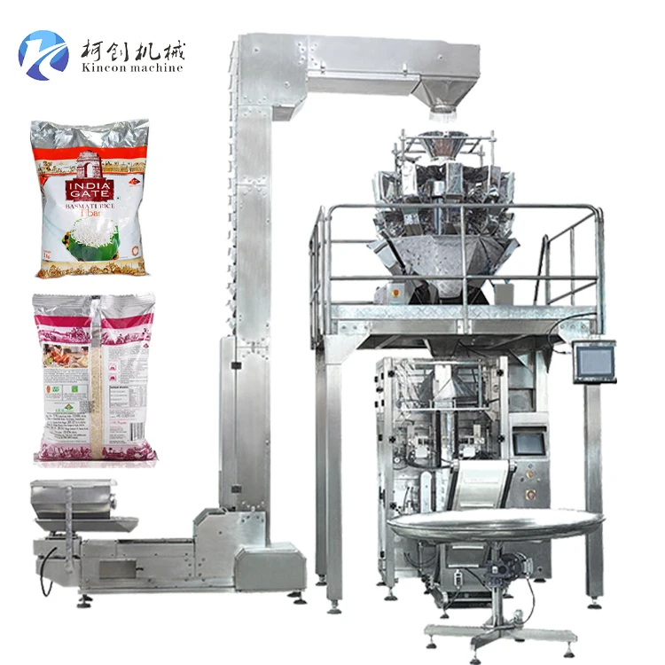 
5kg 10kg 15kg vertical rice packaging machine price 