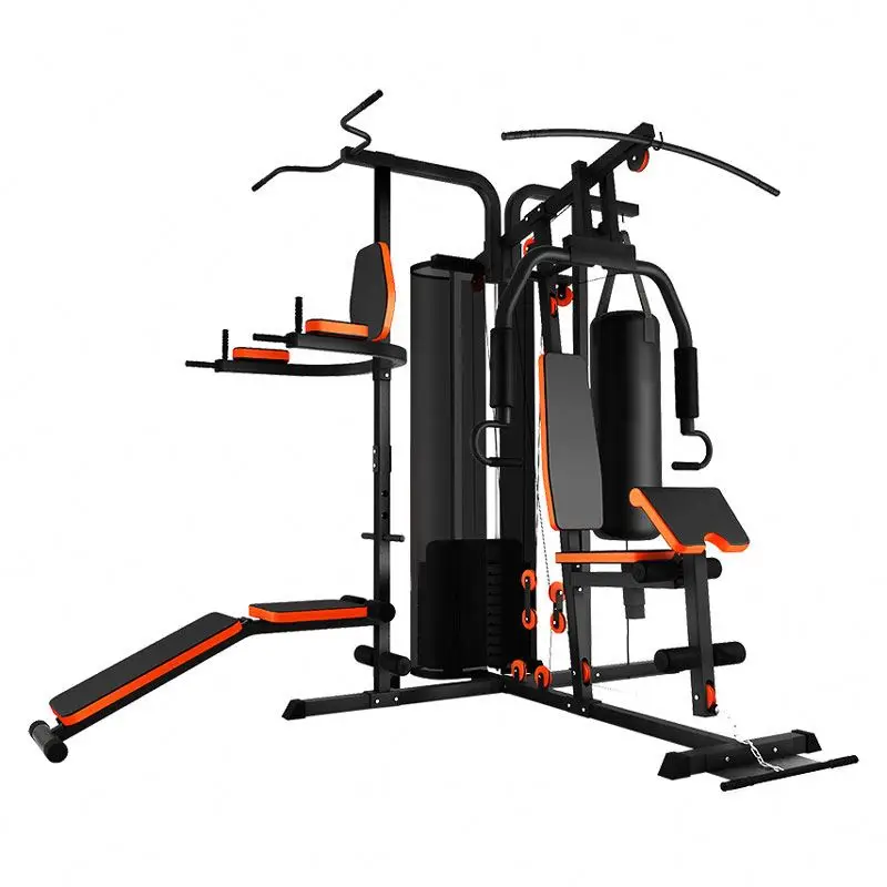 

2021 New Multi-functional Comprehensive Trainer Household Three-station Power Exercise Set Fitness Equipment, Customized