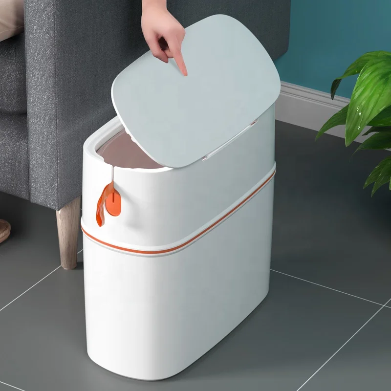 

JOYBOS factory new trash can with trash bag dispenser Safe Odorless Space saving ABS Household hotel use trash can with lid