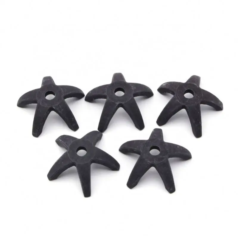 

Starfish-Shaped Shrimp Home Mini Aquarium Starfish-Shaped Shrimp Home Fish Tank Shelter Ceramic Breeding Cave, Black