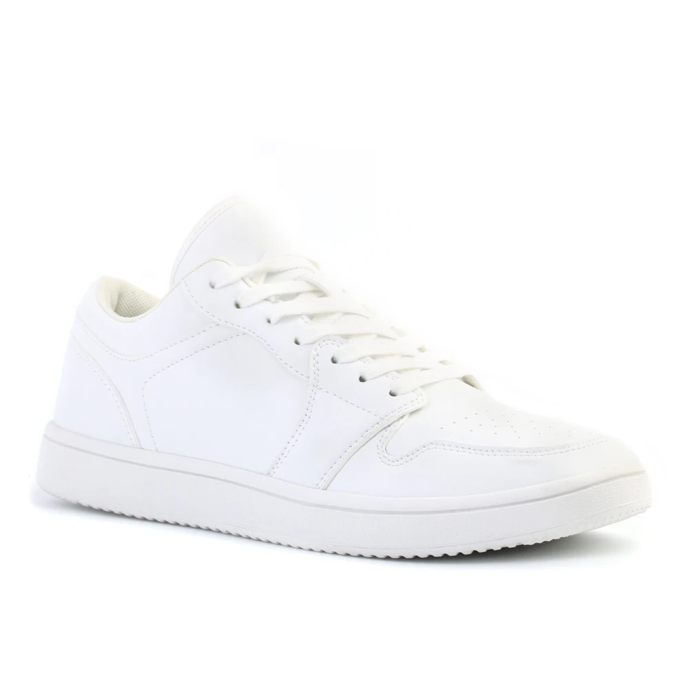

GT-21720M Wholesale Custom Brand Fashion White Rubber PU Sole Sneakers Men Shoes