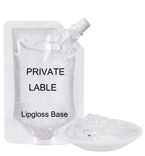 

nude clear glitter lipgloss vendor private label lip gloss base