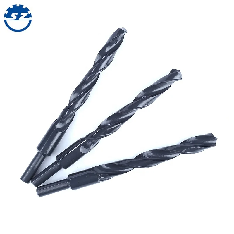 Hss 4241 Black Oxide Roll Reduced Shank Twist Drill Bit For