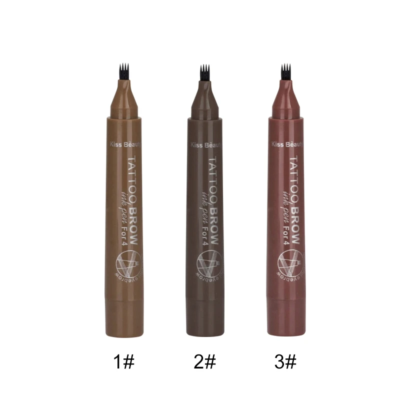 

New arrival 3 color eyebrow pencil waterproof 3D eye brow pencil