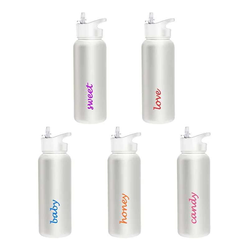 

2021 new hot lovely BPA free Fashion Double Walled Sports Vacuum 304 Stainless Steel Water Bottle insulated with custom logo, Customized color with pms no