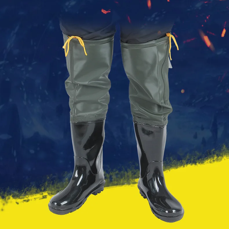 

Wading shoes fishing wading boots waterproof pants waders boots, Green