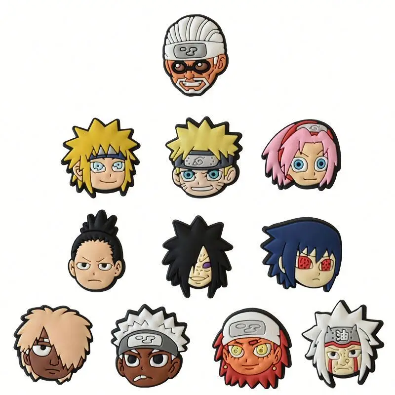 

Cheap Custom New Design Soft PVC Cartoon Shoe Charms Wholesale Naruto