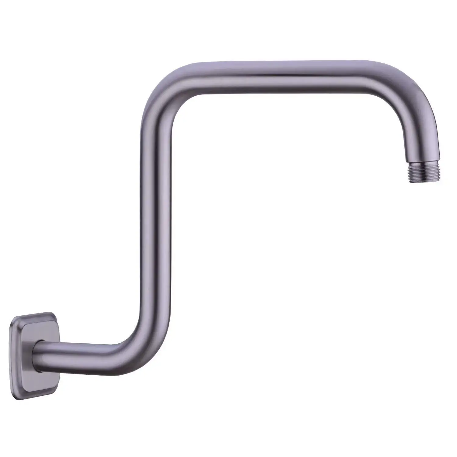 

Stainless steel brushed nickel shower head arm wall mount universal shower components shower arm