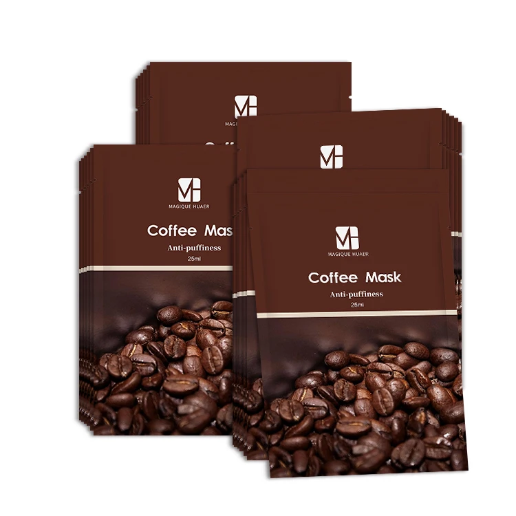 

Anti-Puffiness Awakening Collagen Organic Coffee Facial Sheet Mask For Face