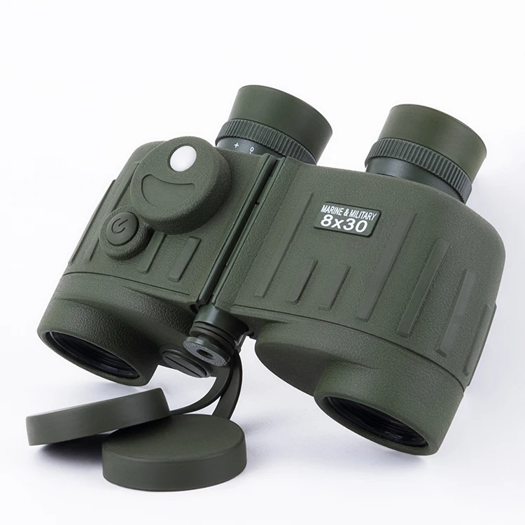 

LUXUN classic design 8x30 standard binoculars professional binoculars with compass and reticle telescope