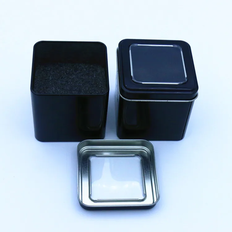 

Iron watch box Customized stainless steel watch box cube box
