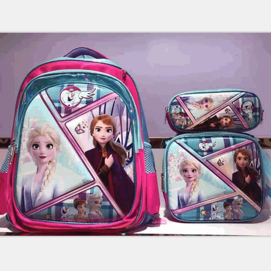 

Kid Cartoon bag for School children Trolley school bag boys girls Travel storage book bag 3pc/set