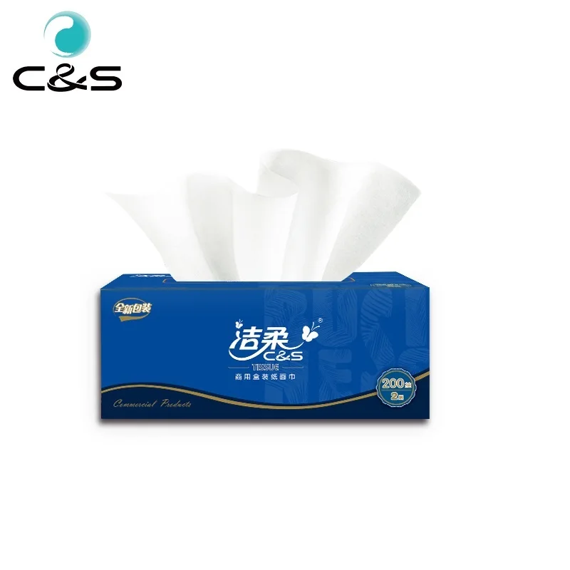 

Top Quality Good Price 2Ply Custom Rapid Dissolving Printing Paper Facial Tissue