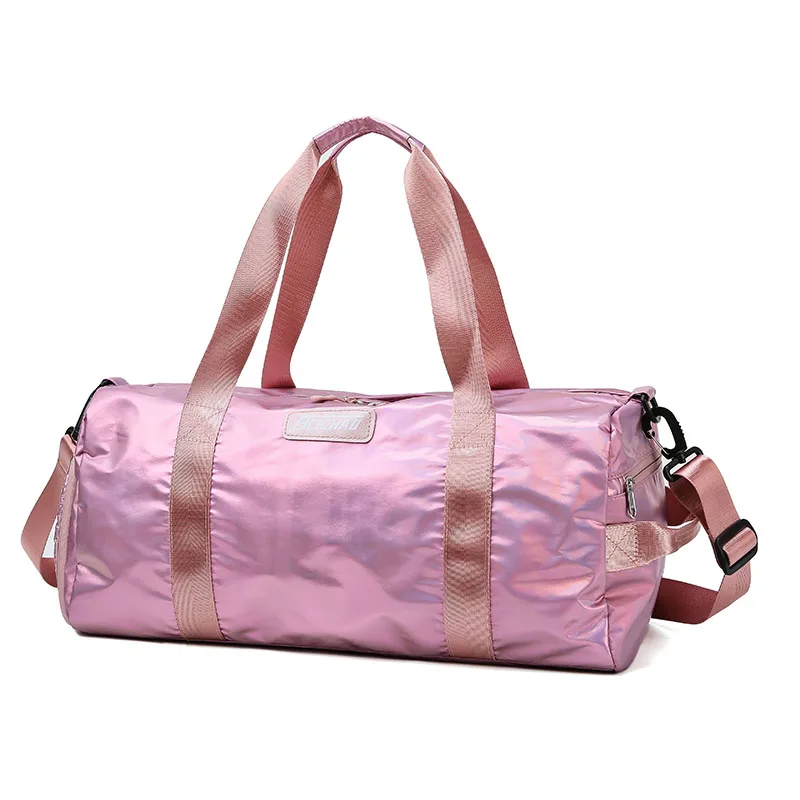 

New Arrivals Colorful Yoga Gym Duffel Bag Fancy Shining Shoulder Tote Handle Sports Travel Bag Lightweight Duffle Bag YGL-08, Picture