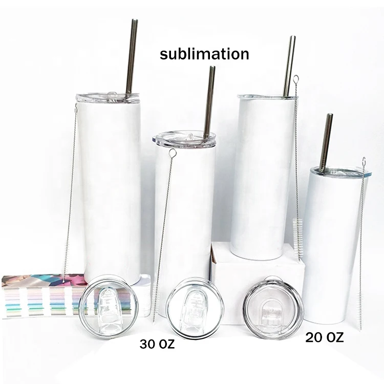 

Leak Proof Double Walled 30Oz 20Oz Sublimation Tumbler Straight Skinny