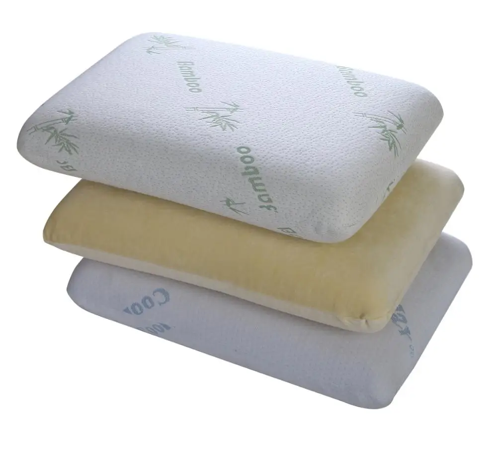 
AMAZON supplier direct factory home hotel bed King Size Striped cotton fabric adult Traditional square sleeping pillow 