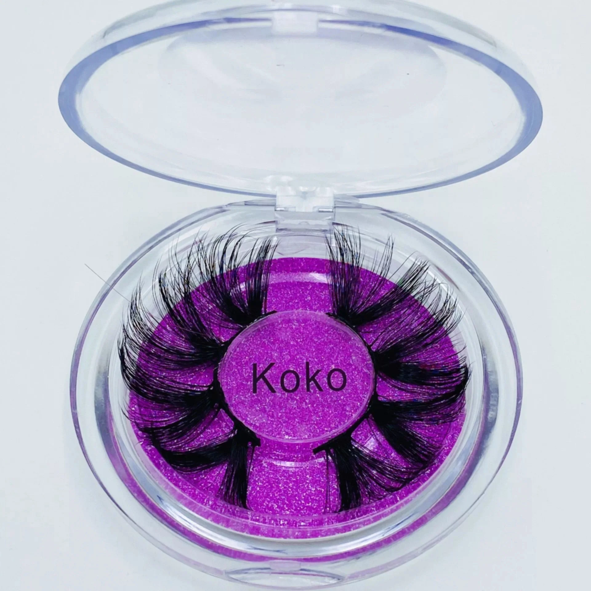 

100% Hand Made Cruetly 25mm Mink Eyelash With, Black color