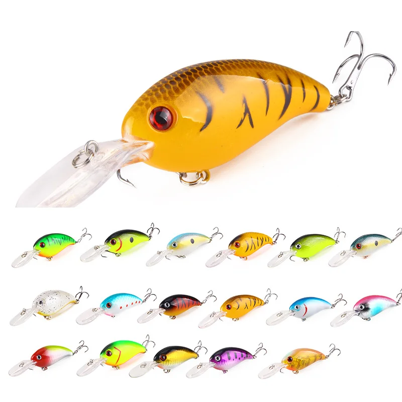 

Best Selling 17 Colors 10cm Fishing Lure 13.6g Luya Lure Crank 100mm