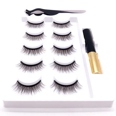 

Magnetic lashes eyeliner kit Premium fiber lash Natural long eyelashes