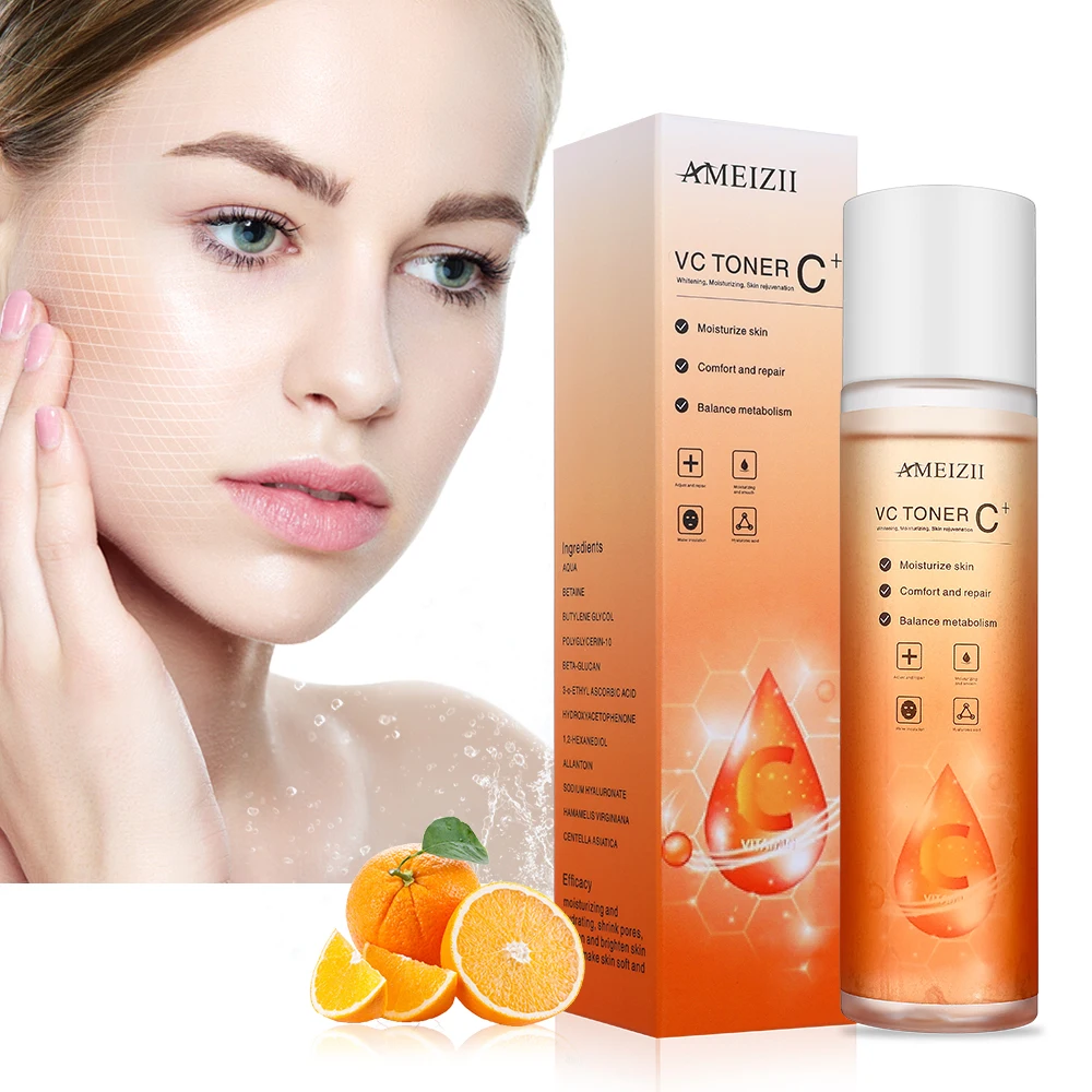 

Natural VC Serum Vitamin C Face Toner Beauty Care Whitening Vit C Essence Crema Blanqueadora Tonico Facial Moisturizing Toning