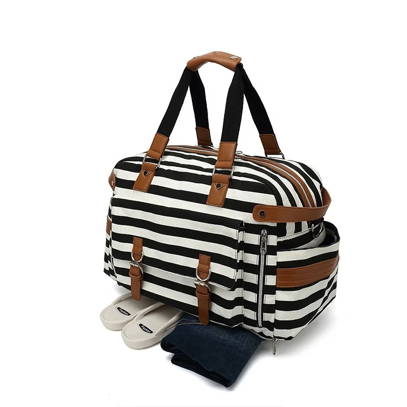 

Women Weekender Bag Canvas Travel Duffel Bag Overnight Carry On Tote Bag with Luggage Sleeve, Customized
