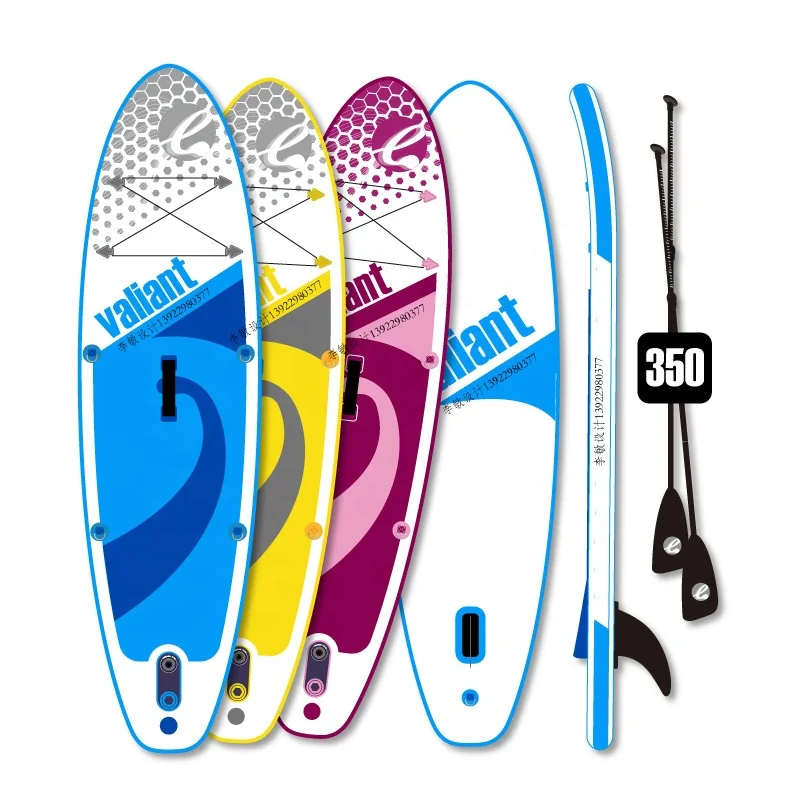 

The factory produces high quality SUP standing surfboard high density line pull belt material water ski paddle board, Customized color