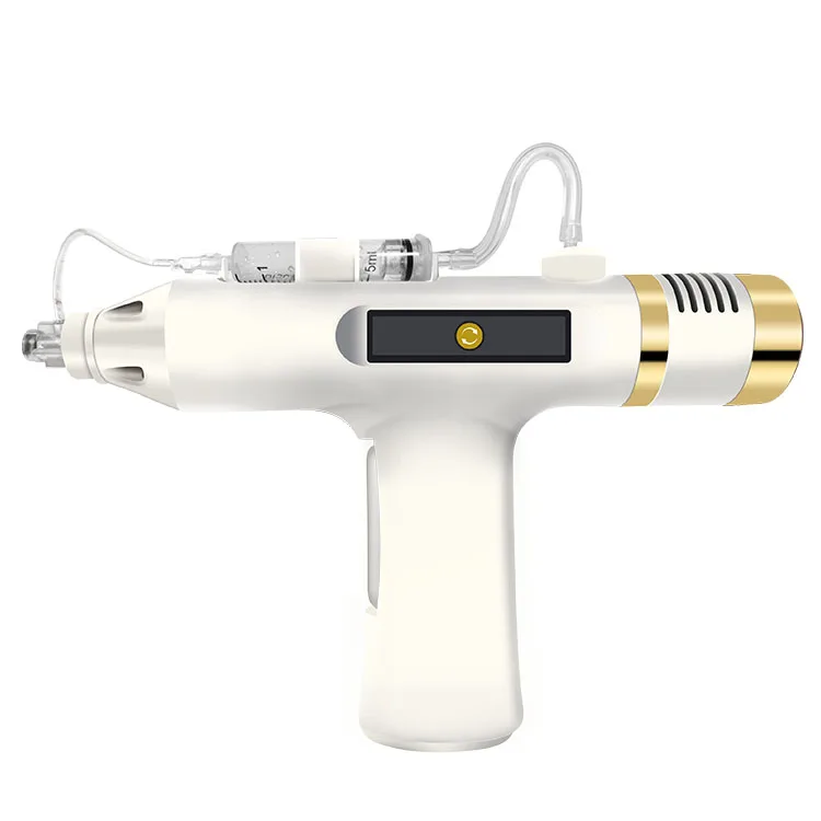 

Hot Cold Meso Gun Skin Rejuvenation Water Mesotherapy Gun 2 in One Portable Hydro Mesotherapy Injections RF Mesotheroy Smart, White meso gun therapy machine