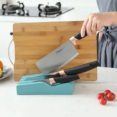 

New Kitchen Horizontal Knife Holder Cutting Board Holder Bottom Suction Cup Fixed Non-slip Knife Holder
