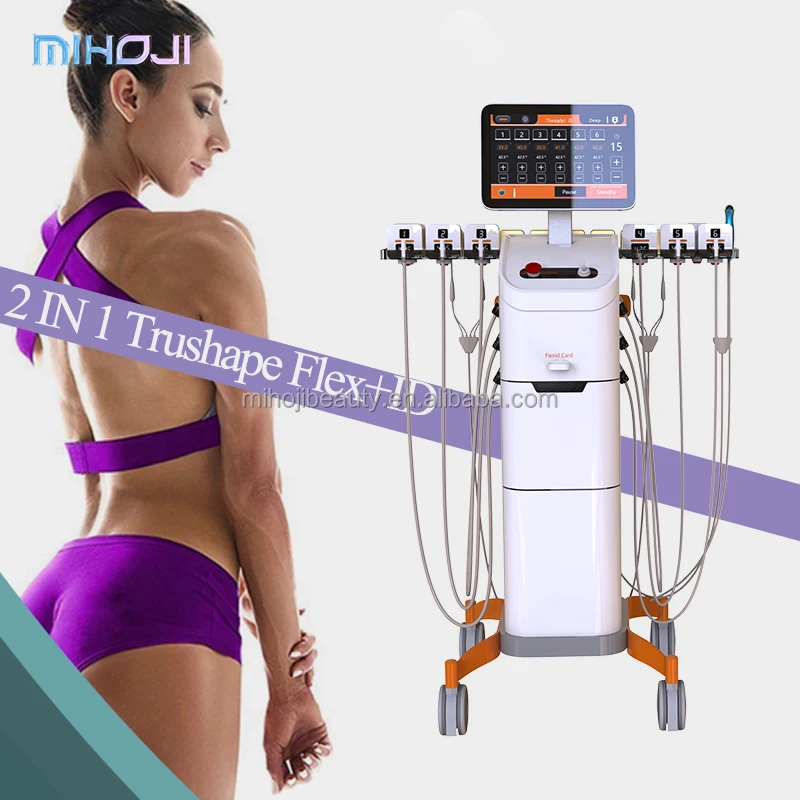 

3d Contouring Monopolar Rf Lose Fat Machine id and trushape flex 2 in 1 muscle machines