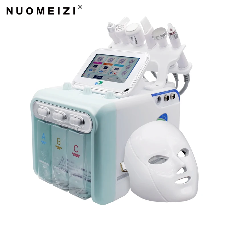 

7-in-1 facial cleaning hydraulic water microdermabrasion machine pore cleaner facial massage skin care Rf beauty equipment