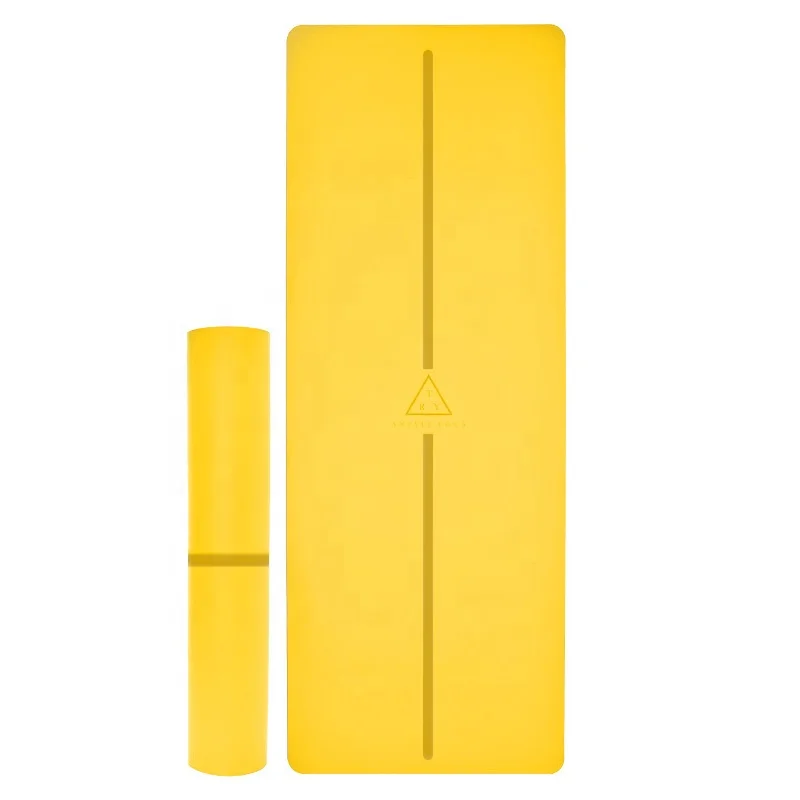 

yellow supplier eco friendly anti slip natural Rubber PU sports Fitness kids personalized private label Wholesale gym Yoga mat