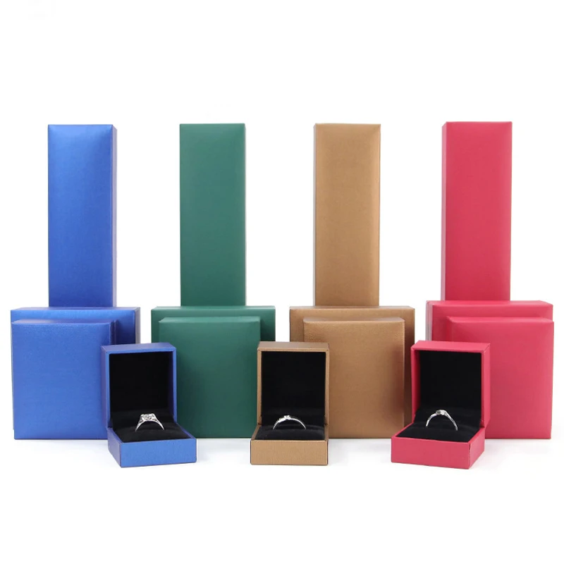 

6 Colors Hot Selling Ring/Pendant/Bangle/Long Necklace Paper Jewelry Box