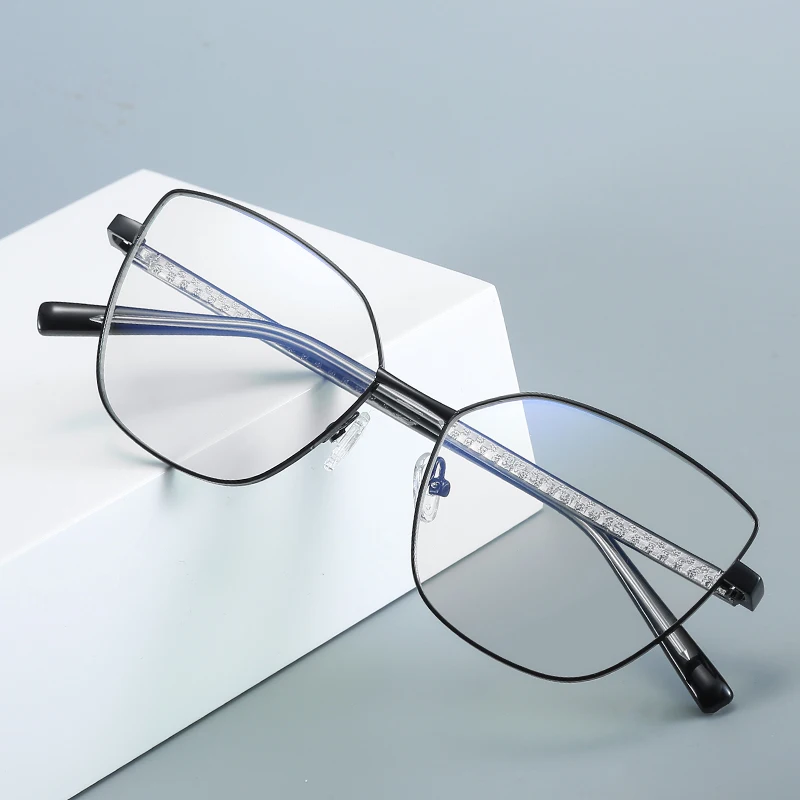

New Fashion Metal Reading Blue Light Blocking Glasses, 6 color