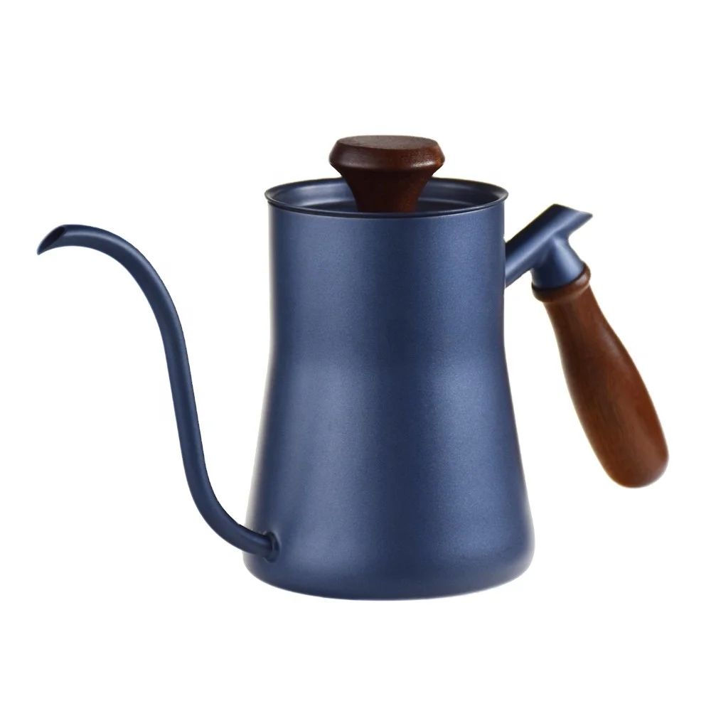 

Ecocoffee Gooseneck 550ml 304 Stainless Steel Coffee Kettle Black/Blue/White Pour Over Pot V60 Drip Teapot BH51 sim