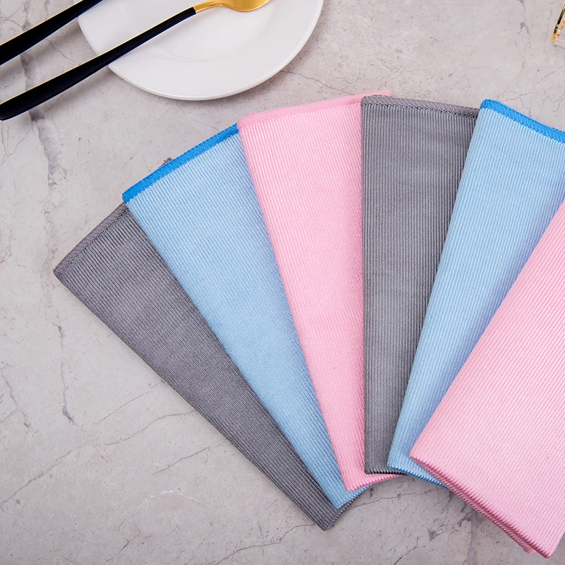 

Household multifunctional environmental protection Microfiber polishing cleaning glasses microfiber dish washing cloth, Customized color