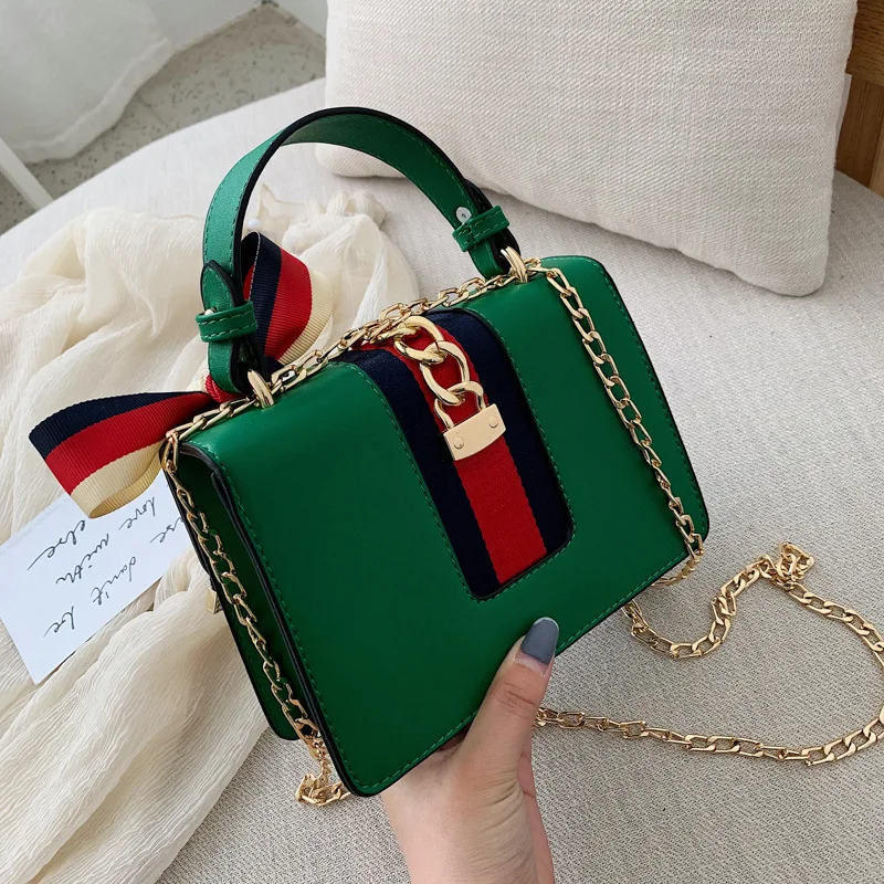 

TS9901 Handbag Luxury 2021 Women Fashion Leather Metal Chain Crossbody Bags Cute Mini Purse Ladies Purse and handbag