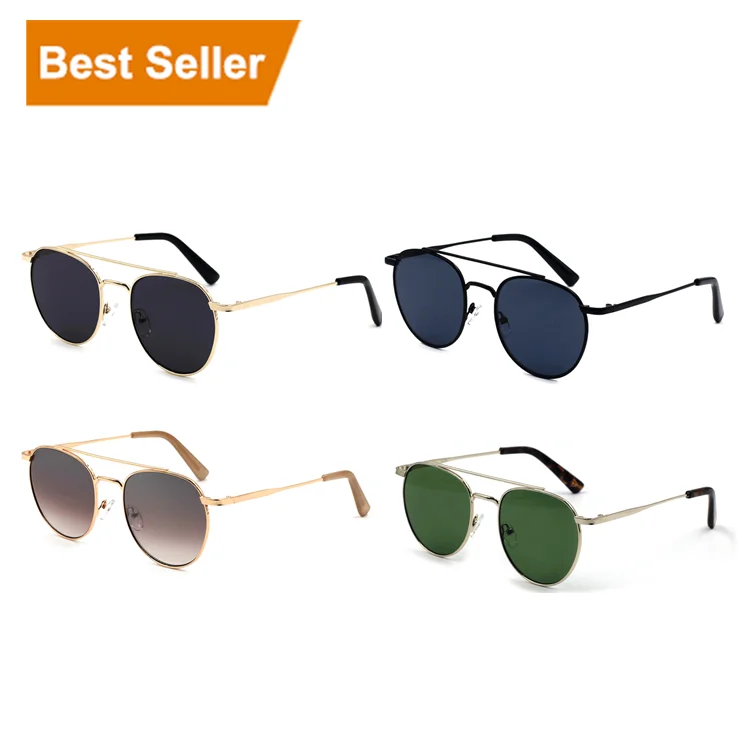 

Vintage Aviation Sunglasses VIFF HM17433 High Quality Custom Sun Glasses Women Men Pilot Sunglasses Unisex, Color