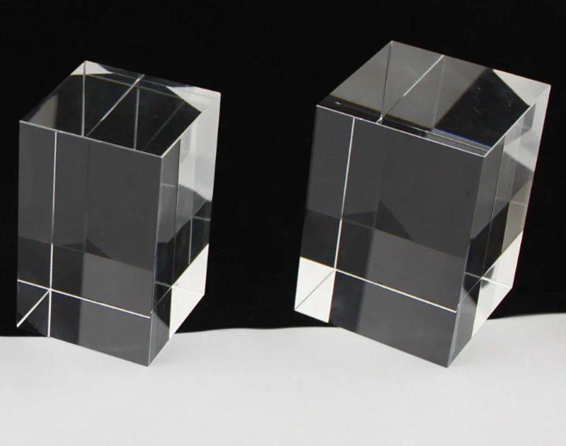 
3d laser glass cube paperweight crystal cube 