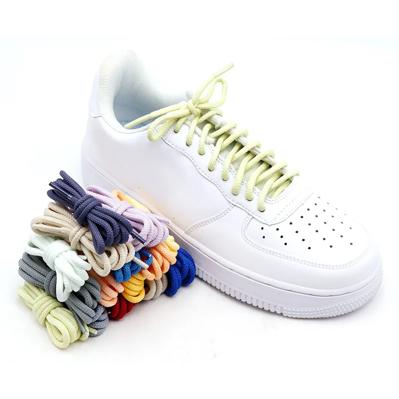 

Weiou Manufacturer 0.45cm Width Support Custom Sports Round Solid Color magnetic Shoe Laces For Yezzy 750 And jordans Shoes, 46 colors +, support custom pantone colors