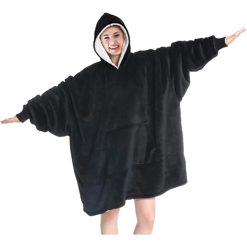 

Oversized Hoodies Sweatshirts Women Wearable Hoodie Blanket with Sleeves