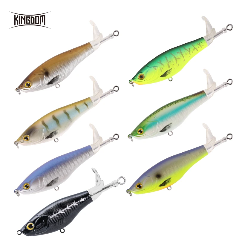 9501 Whopper Popper Fishing Lures 90mm 110mm Floating & Sinking Hard Baits Long Casting Pencil Lure Whopper Popper Wobblers, 6 colors