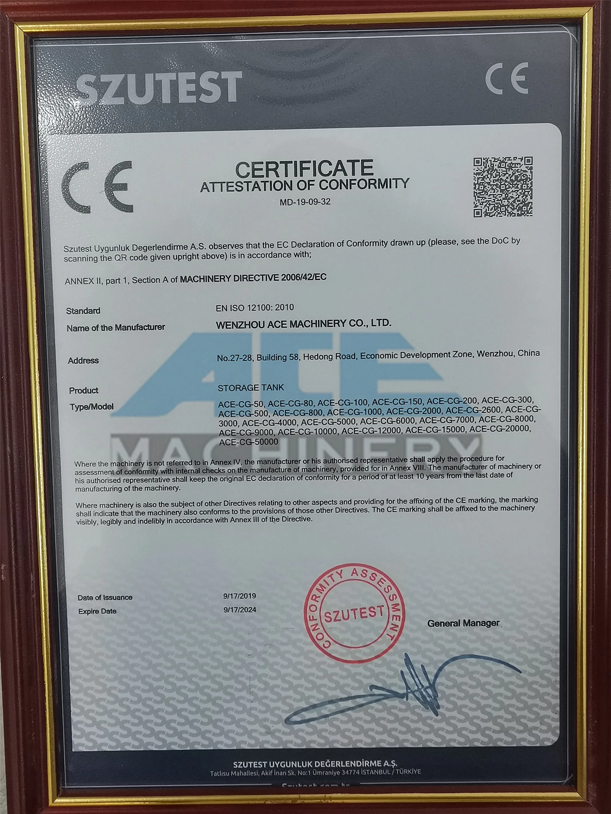 Liquid Oxygen Storage Tank Price