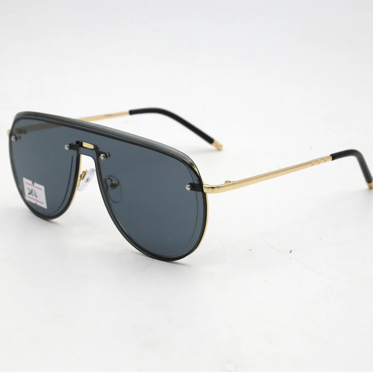 

one pieces pc fashion sunglasses,vision sunglasses,hot selling metal shades, Picture shows