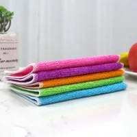 

Kitchen clean natural bamboo fiber cloth