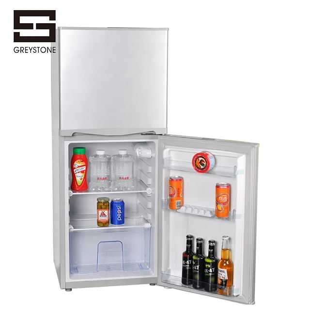 
158L 176L solar freezer double-door household refrigeration dc 12v/24v solar refrigerator fridge freezer 176L 
